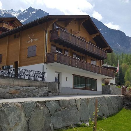 Chalet Hirsch Grächen Buitenkant foto